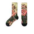 3D -Druck goldener Seide Happy Socken Custom Muster Frauen Crew Socken Sushi Teen Tube Socken Großhandel Großhandel Hersteller